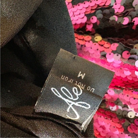 Alexandra Collection Women's Dazzle Sequin Mockneck top Dancewear Costume Medium - Picture 6 of 10